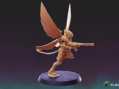 Galaxy Elves - Male Vengeful Wasps Pose 1 3D print model