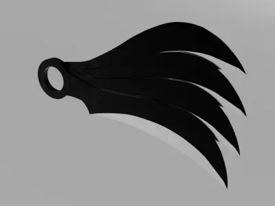 Syuriken Low-poly 3D model