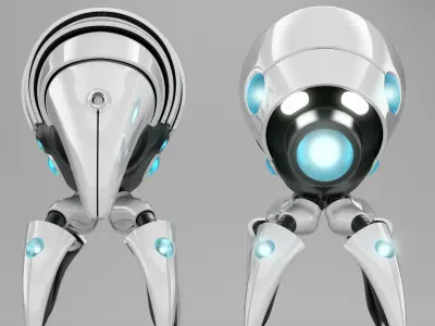 Nanobot original concept 3D model
