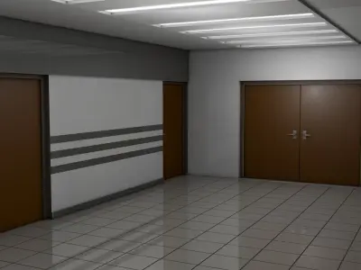 Apartment Corridor  Low-poly 3D model purchase