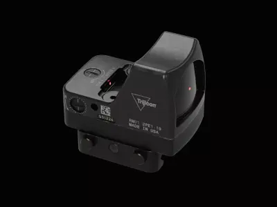 Trijicon RMR Automatic LED and 45 Degree Mount Low-poly 3D model