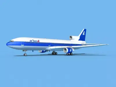 Lockheed L-1011 TriStar Air Transat 1 3D model