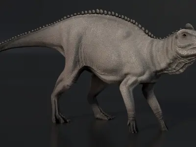 Edmontosaurus Asset Pack Low-poly 3D model