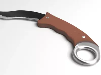 Karambit Knife 3 3D model