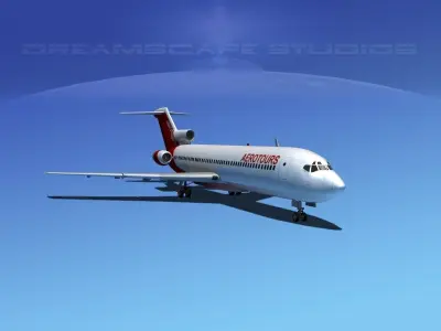 Boeing 727-200 AeroTours 3D model