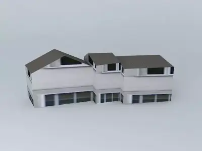 Commercial and residential buildings Free 3D model