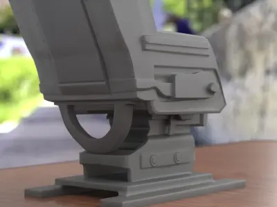 Fighter Jet Pilot Seat 3D print model
