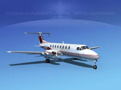 Beechcraft 1900C V16 3D model