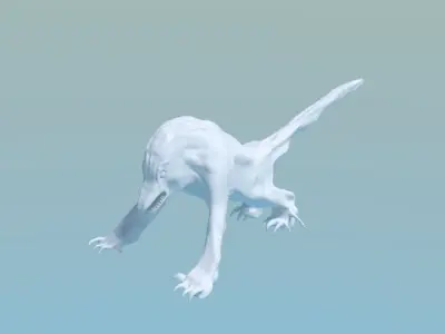 Four legged Monster 3D model