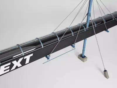 Racetrack Bridge 3D model