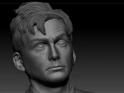 David Tennant - 10th Doctor -  Doctor who 3D print model purchase