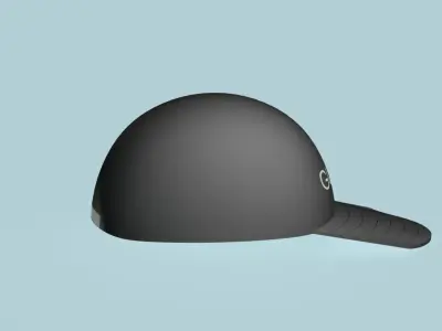 GUARD peaked cap Low-poly 3D model