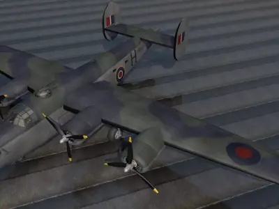 Consolidated Liberator Mk-3 - RAF 3D model