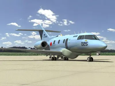 Japan Air Self-Defense Force U-125A Rescue Search Aircraft 3D model