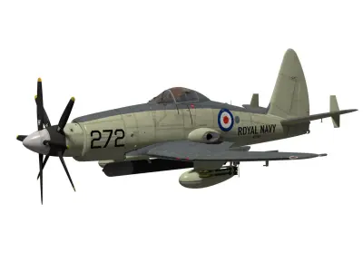 Westland Wyvern Mk4 3D model