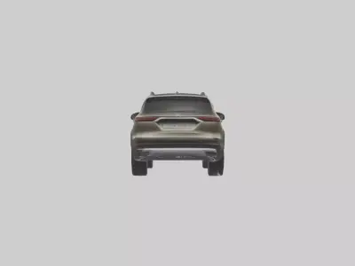 Highend Crossover SUV model Low-poly 3D model