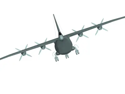 Antonov An-12 3D model