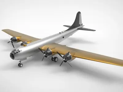 B-29 Superfortress  3D model