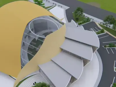 Market Hall 3D model