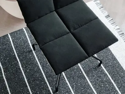  Replica Dressy Plyfold Chair Model, Black 