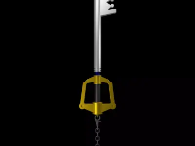 Kingdom Keyblade Low Poly 3D Model Low-poly 3D model
