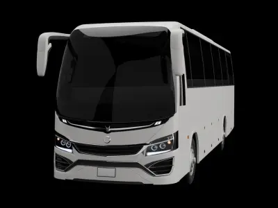 Deluxe Bus 3D model