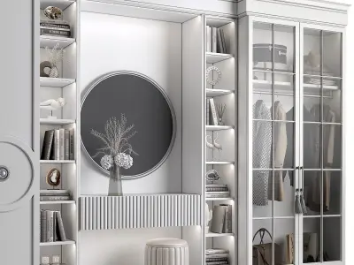 Furniture Composition 92 part 1 3D model