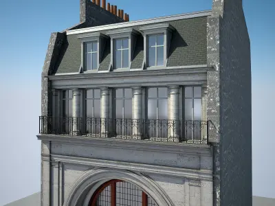 Old Building XXI 3D model