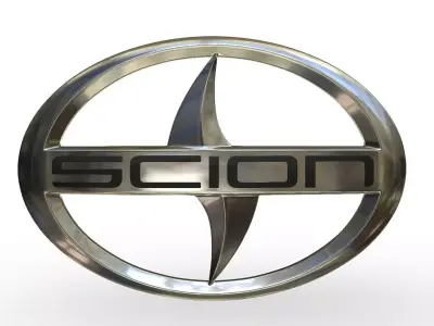 scion logo 3D model