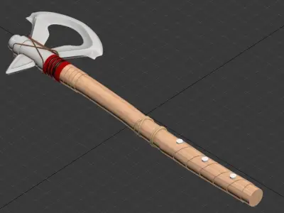 tomahawk assassins creed 3D model