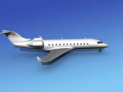 Canadair CRJ100 Corporate 1 3D model