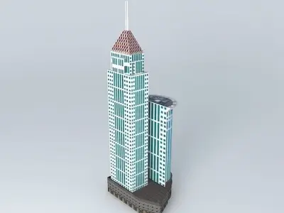 Wuhan Construction Bank Building 3D model