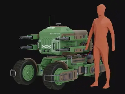 UGV Concept-2-Green 3D model