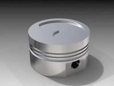 Piston head Free 3D model
