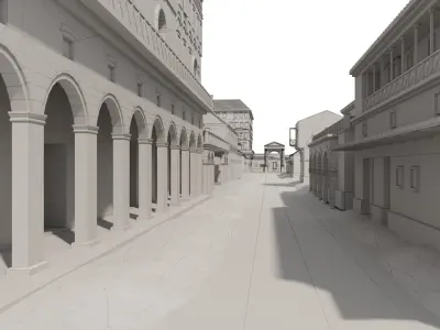 Ancient Rome Houses Pack 3D model