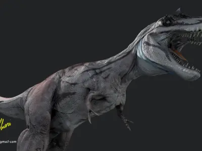 Albertosaurus t - rex 3D model