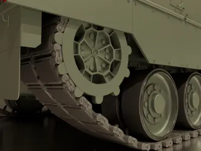 Leopard 2A7 3D model