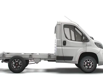 Fiat Ducato Chassis Truck Single Cab 3000WB 2022 3D model