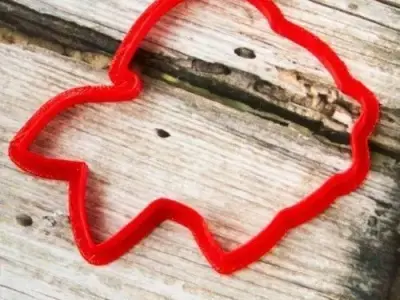 Fish 4 cookie cutter for professional Free 3D print model