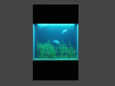 Big Fish Tank Free 3D model