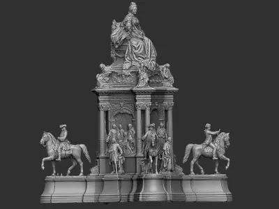 Statue Pack 9 3D model
