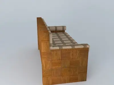 office reception sofa 3D model