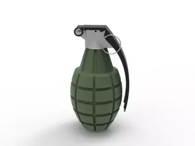 grenade with handle 3D model