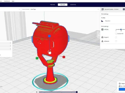 Printable Navy Searchlight 3D print model
