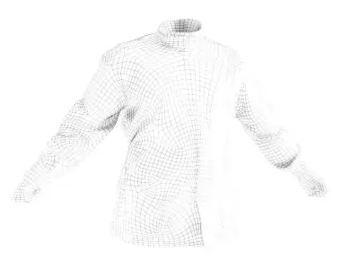 Military jacket of Army Combat Uniform 18 Low-poly 3D model