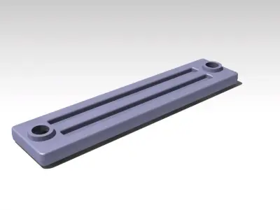 Rib radiators Free 3D model