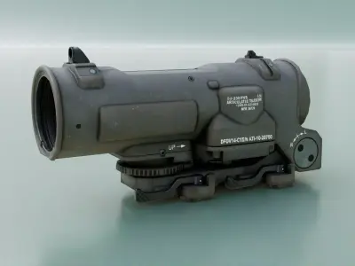 Elcan SpecterDR Low-poly 3D model