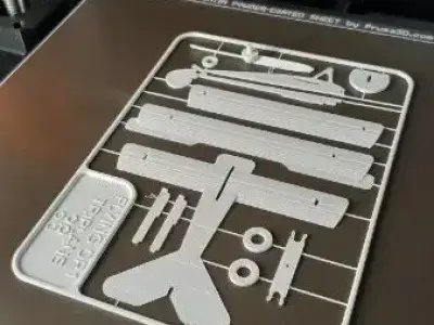 Flying WWI German Triplane Kit Card 3D print model