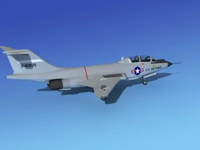 McDonnell F-101B Voodoo V03 3D model