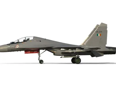 Su-30 MKI 3D model